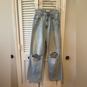Zara Sky Blue High Rise Women's Jeans